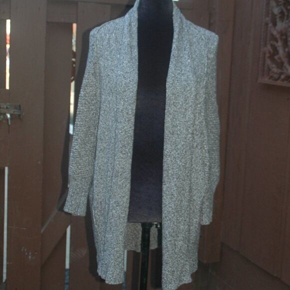 Lou & Grey XS/S Charcoal Grey Cardigan Sweater SUPER COZY - Picture 1 of 3